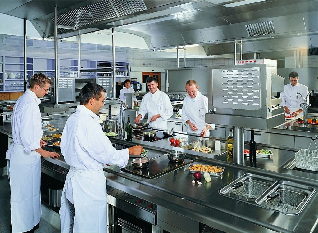 Mô hình bếp nhà hàng công nghiệp