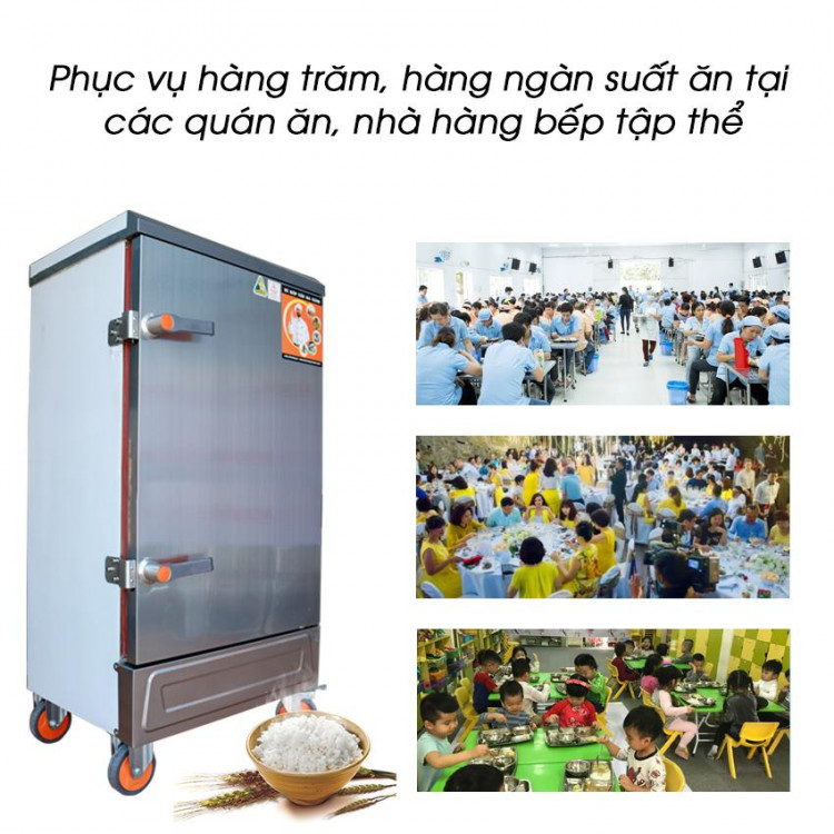 Hướng dẫn lựa chọn tủ nấu cơm công nghiệp phù hợp tu nau com cong nghiep 2