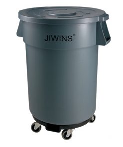 Thùng rác Jiwins di chuyển có nắp JW-CR76E+JW-CRC2P+JW-RCD JW CR76E JW CRC2PJW RCD