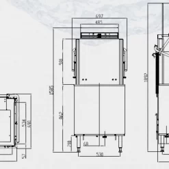 máy rửa chén G-Tek D1M/TC/RB