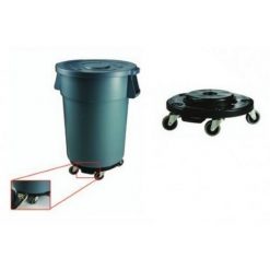 Chân Đế Để Thùng Rác Tròn Có Bánh Xe JIWINS JW-RCD