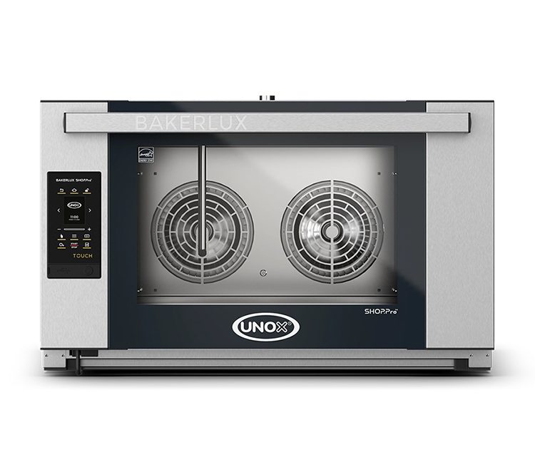 LÒ NƯỚNG ĐỐI LƯU 4 KHAY UNOX BAKERLUX SHOP.Pro TOUCH XEFR-04EU-ETDV 2 lo-nuong-doi-luu-4-khay-unox-bakerlux-shop-pro-touch-xefr-04eu-etdv