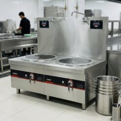 Alternative view of Bếp Hầm Đôi Điện Từ Lestov LT-P420II-E115 Nấu Súp Công Nghiệp
