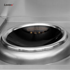 Bếp Từ Công Nghiệp Đôi Mặt Lõm Có 2 Bầu Nước LESTOV Cho Nhà Hàng AUA bep tu cong nghiep doi mat lom co 2 bau nuoc lestov cho nha hang dep 3