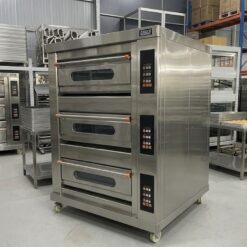Lò Nướng Điện Công Nghiệp 3 Tầng 6 Khay EAGLE HMB3-6D lo nuong dien cong nghiep 3 tang 6 khay eagle hmb3 6d hang dep 3