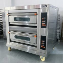 Lò Nướng Điện Sàn Đá Phun Hơi 2 Tầng 4 Khay EAGLE HMB2-4D-SS Chính Hãng lo nuong dien san da phun hoi 2 tang 4 khay eagle hmb2 4d dang mua 3